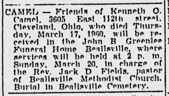 Kenneth O. Camel obit